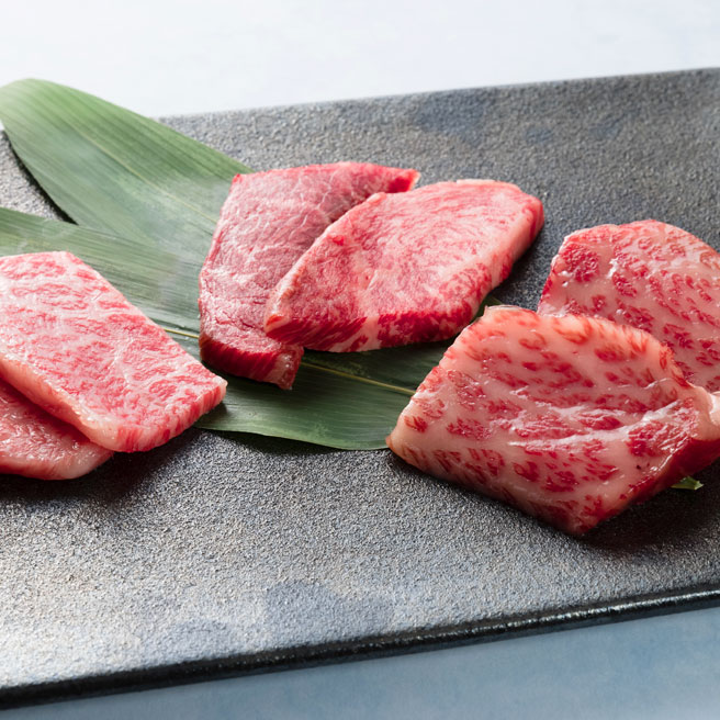 Three Kinds of Assorted Lean Red Meat